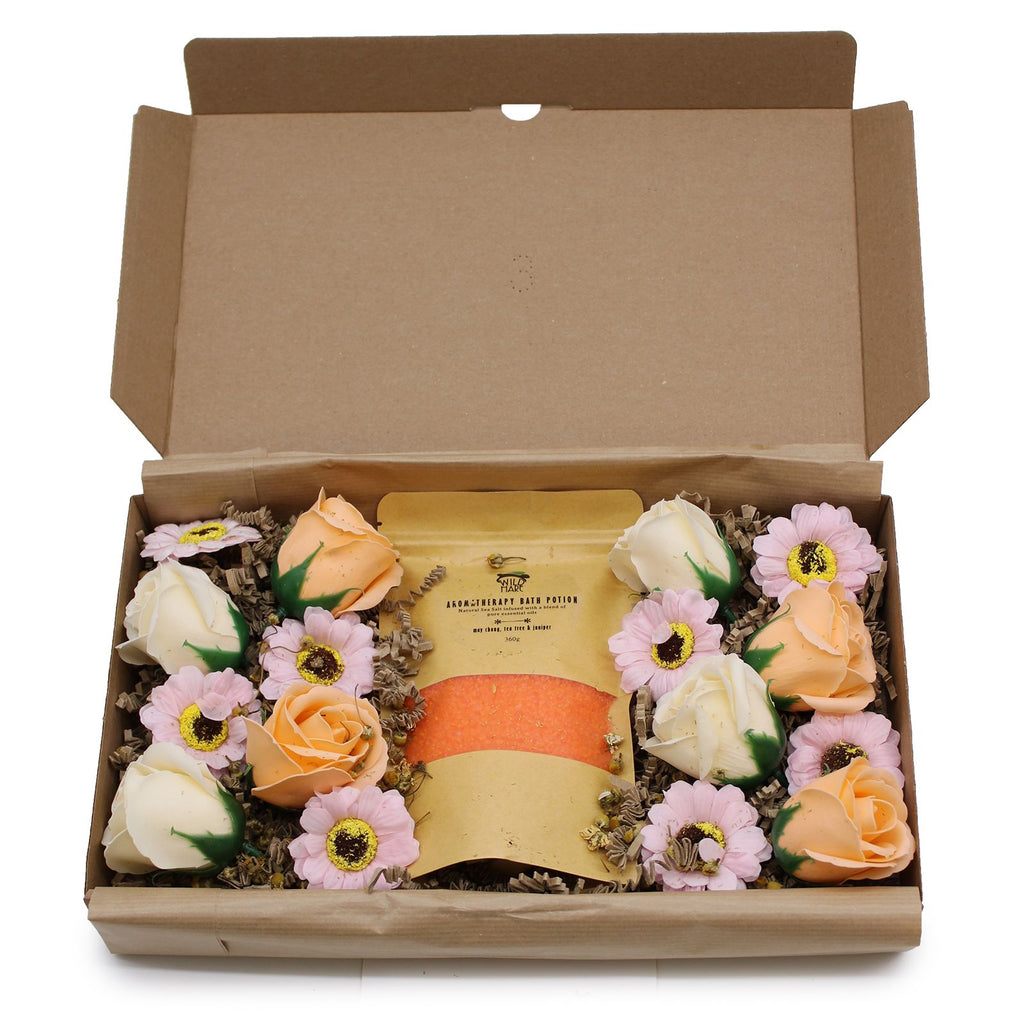 Set Wild Hare Salt & Flowers- Total Detox