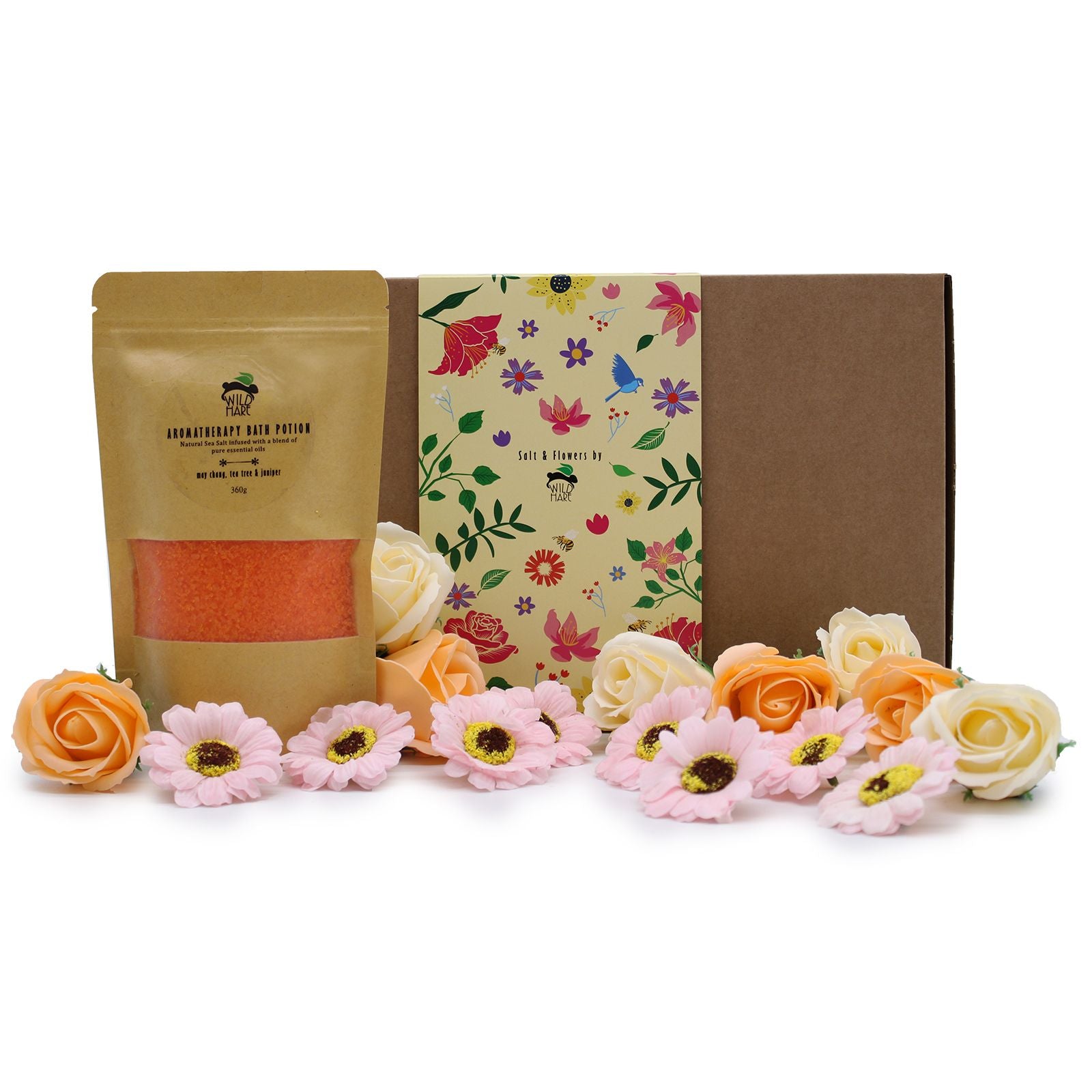 Set Wild Hare Salt & Flowers- Total Detox
