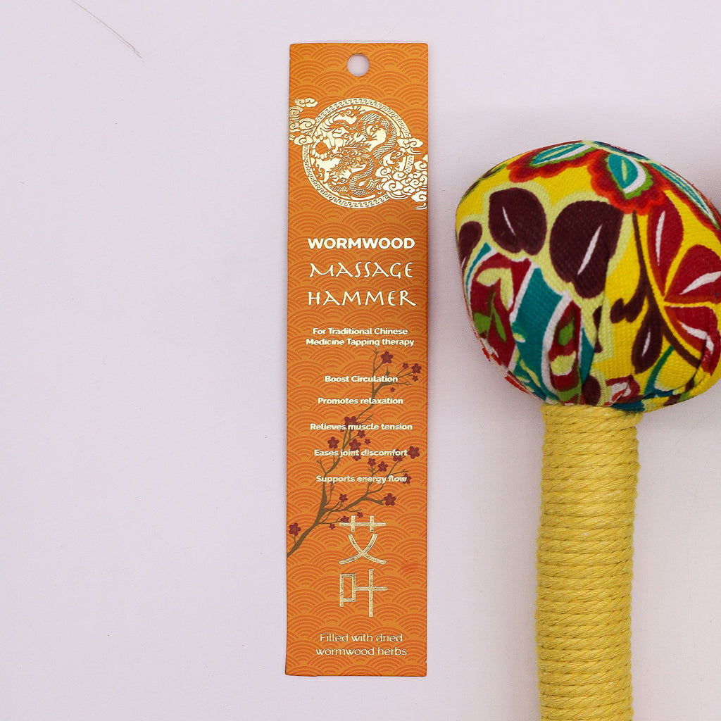 Ciocan de Masaj cu Pelin - galben