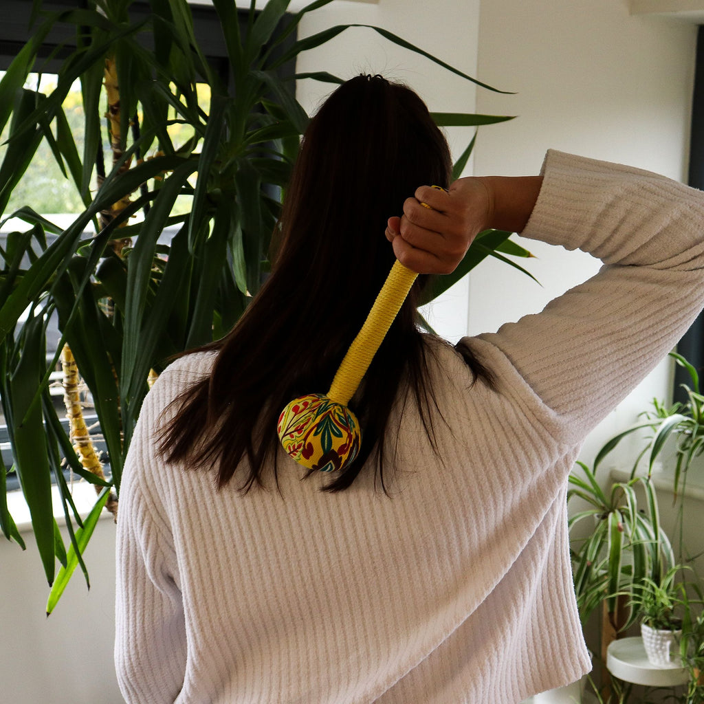 Ciocan de Masaj cu Pelin - galben