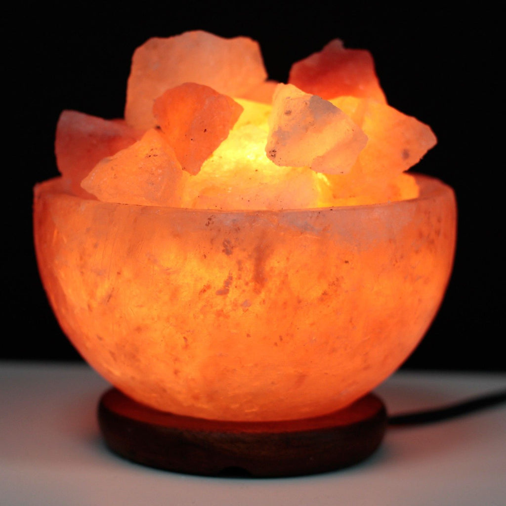 Lampă de Sare -Bolul de foc - 15cm x 9cm