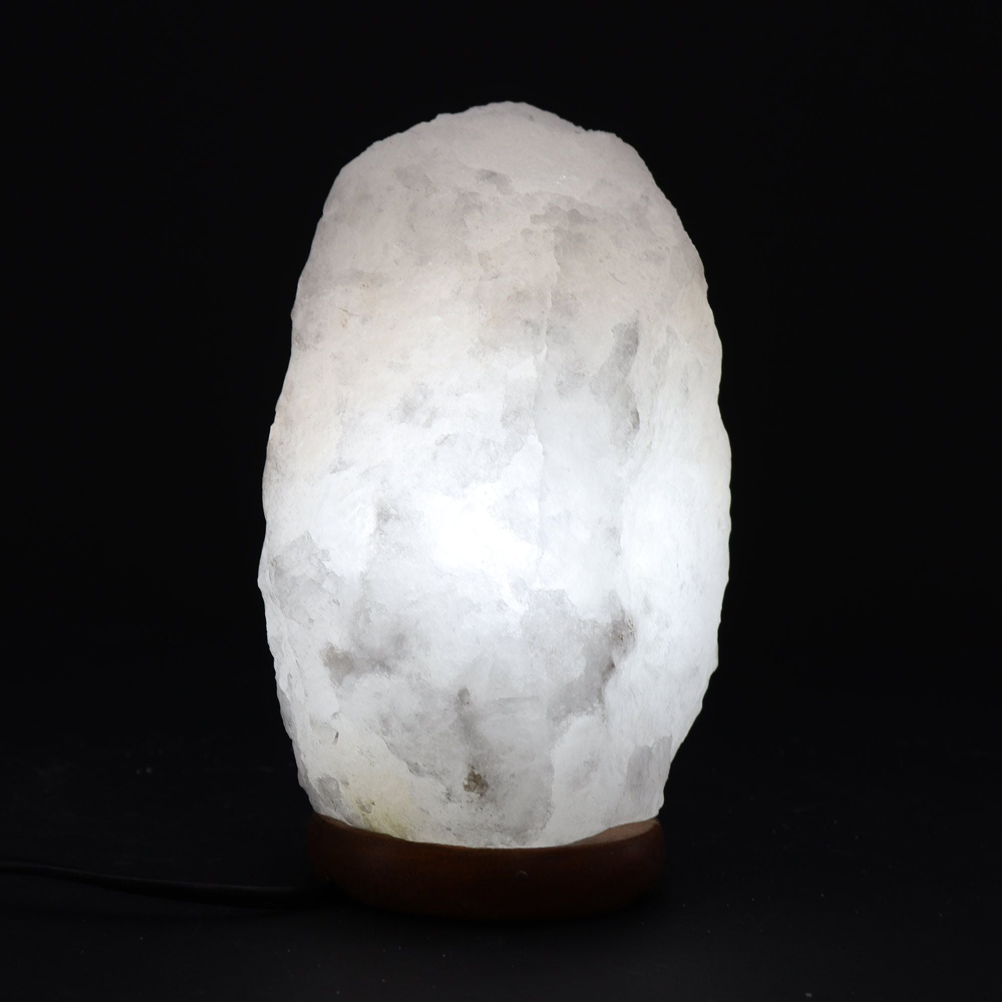 Lampă de Sare de Cristal de Himalaya – cu Bază (aprox. 3-5kg)