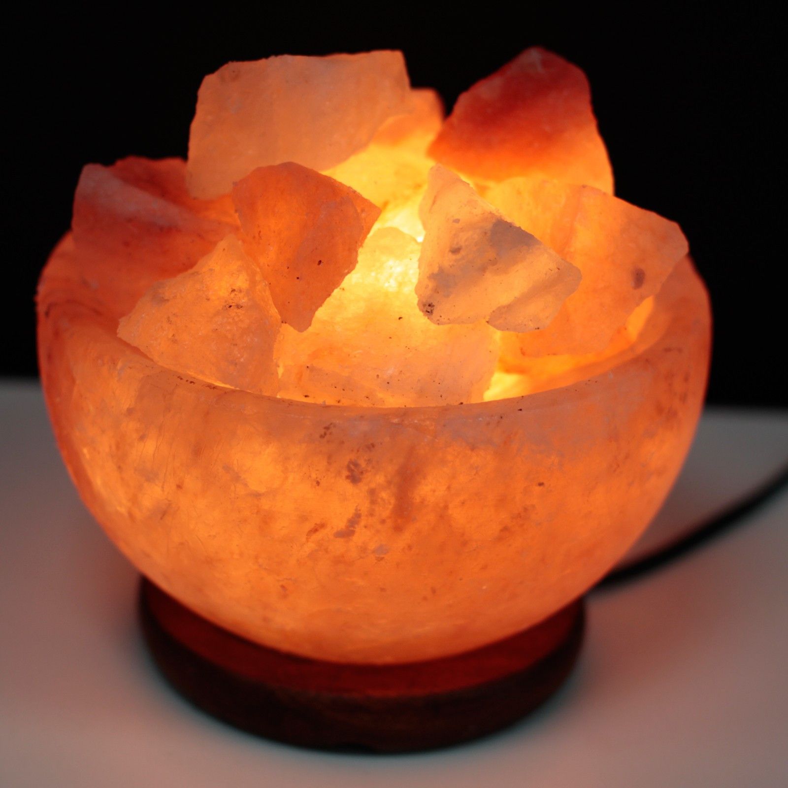 Lampă de Sare -Bolul de foc - 15cm x 9cm