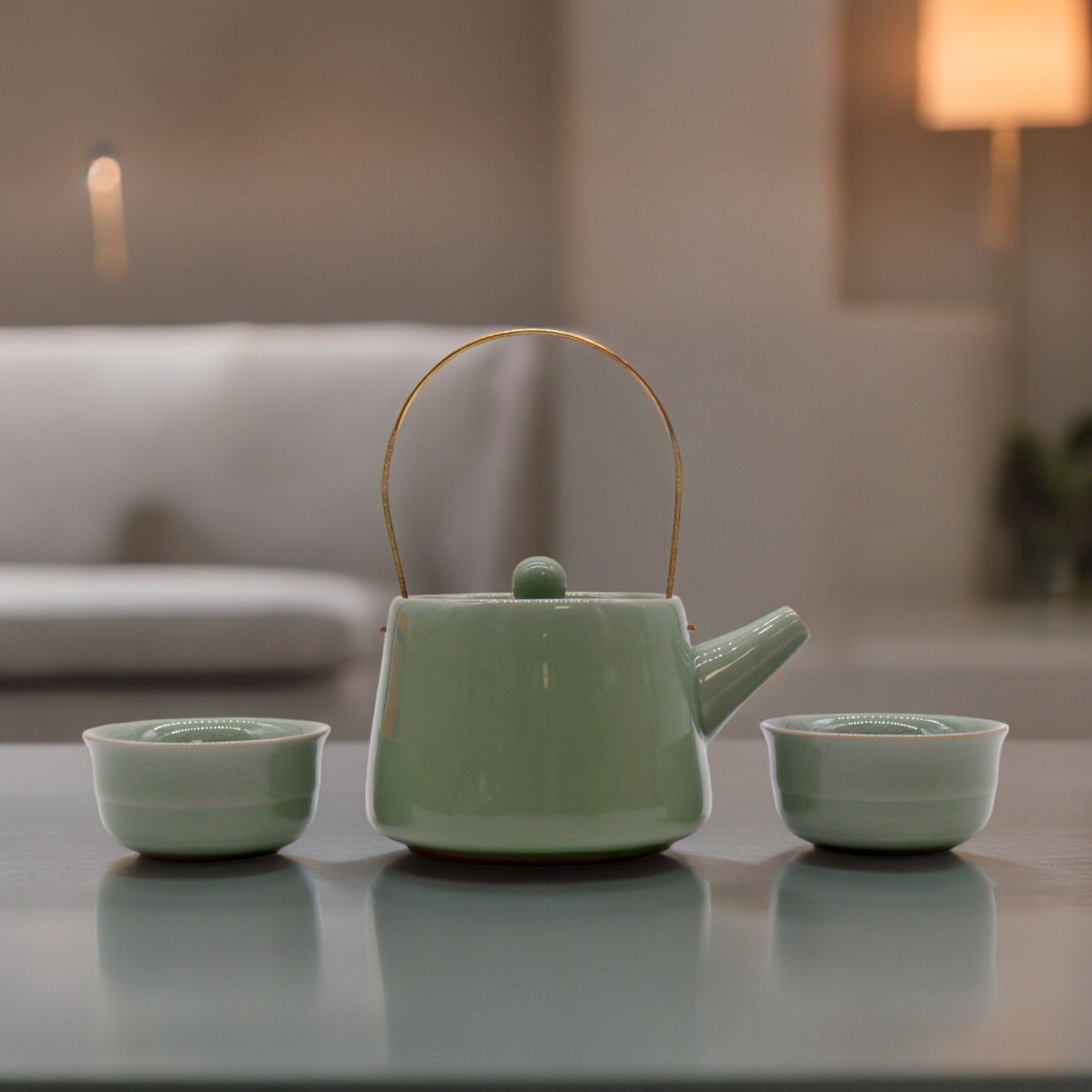 Set de Ceainic Herbal Jade