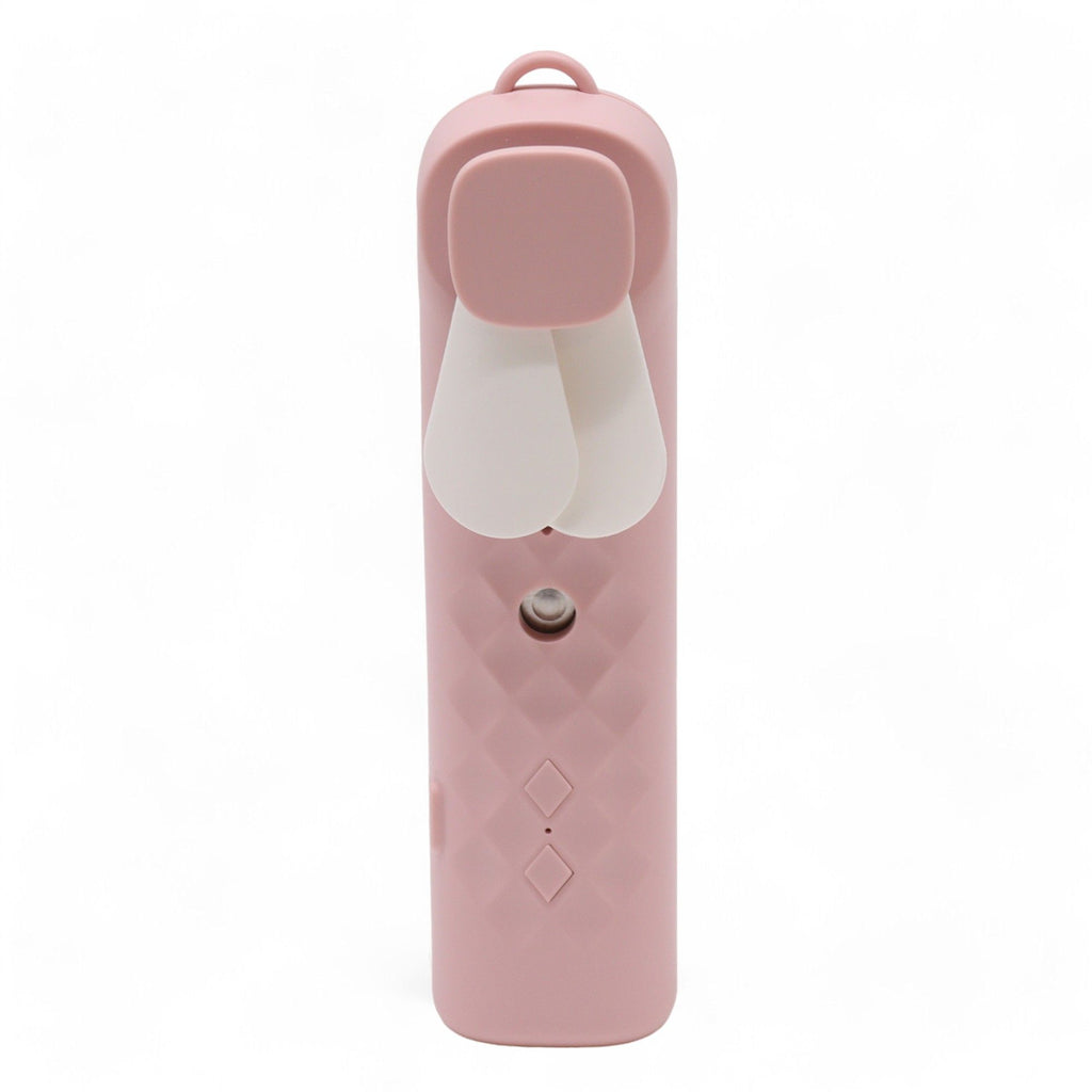 Pink Nano Mist Face Fan &  Spray - încărcare USB
